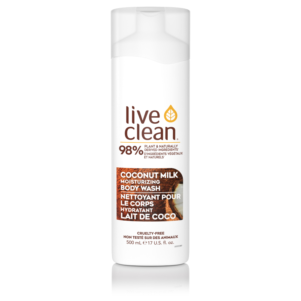 Live Clean Coconut Milk Moisturizing Body Wash 500ML