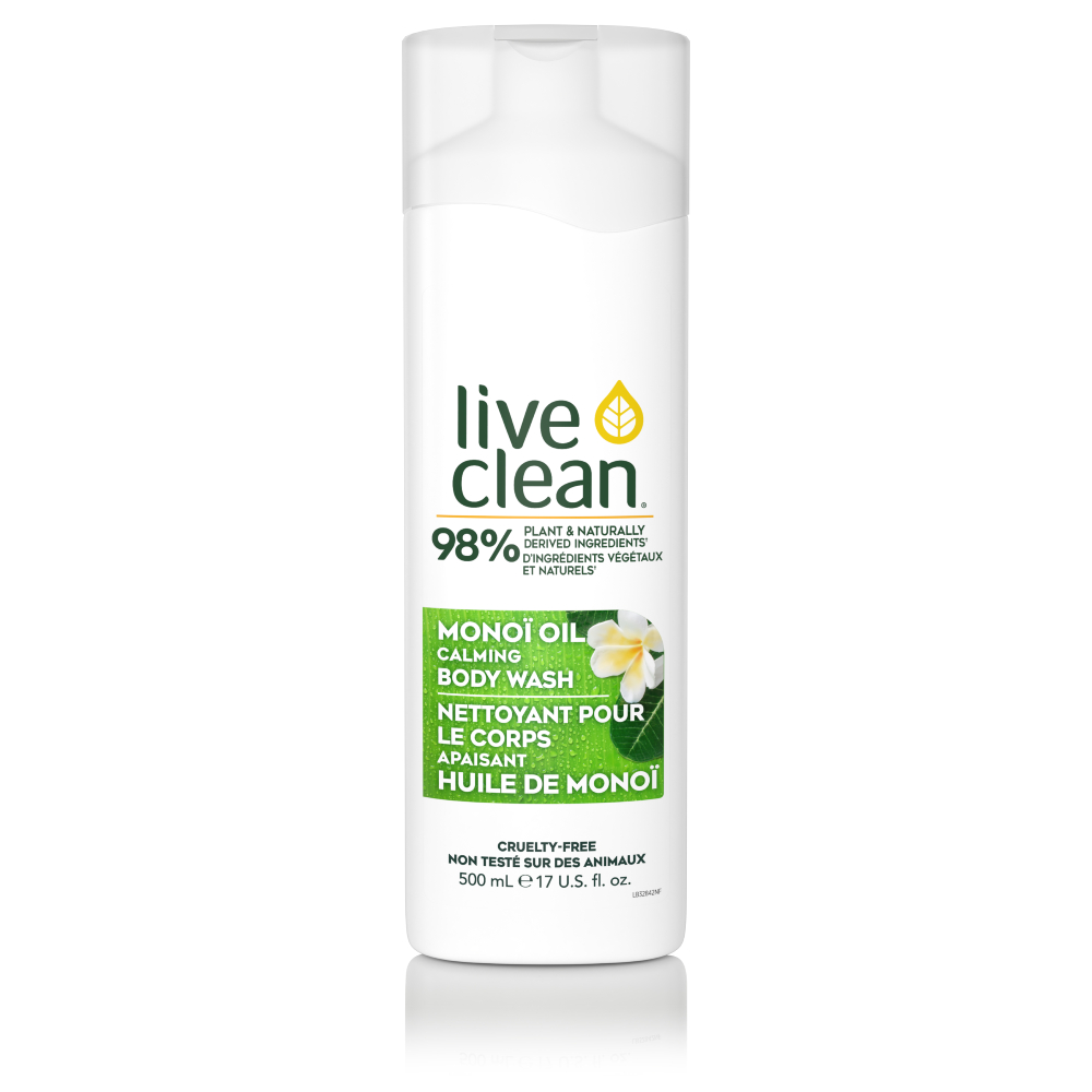 Live Clean Exotic Vitality Monoi Oil Calming Body Wash
